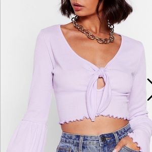 Cut-out Crop Top